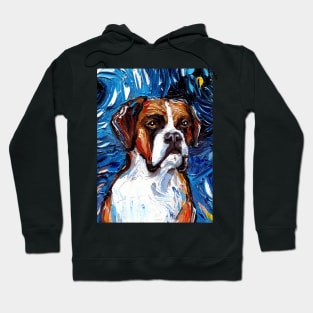 Boxer Night (Portrait) Hoodie